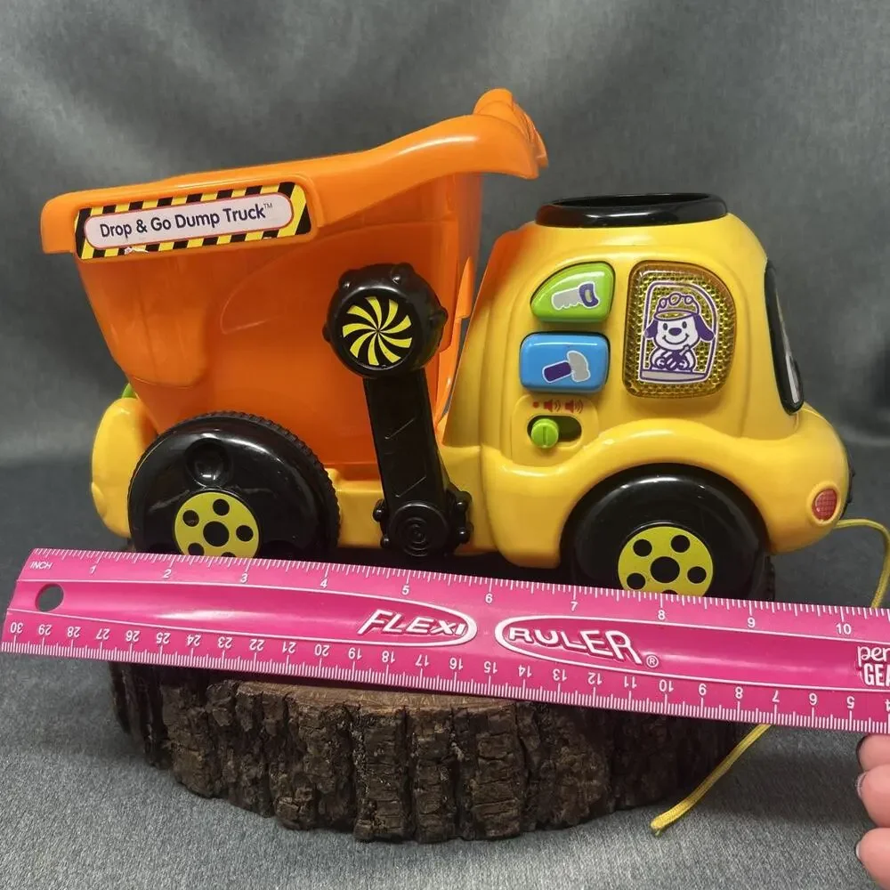 Vtech Drop & Go Dump TRUCK ONLY Interactive Learning Toddler Toy Lights Music
